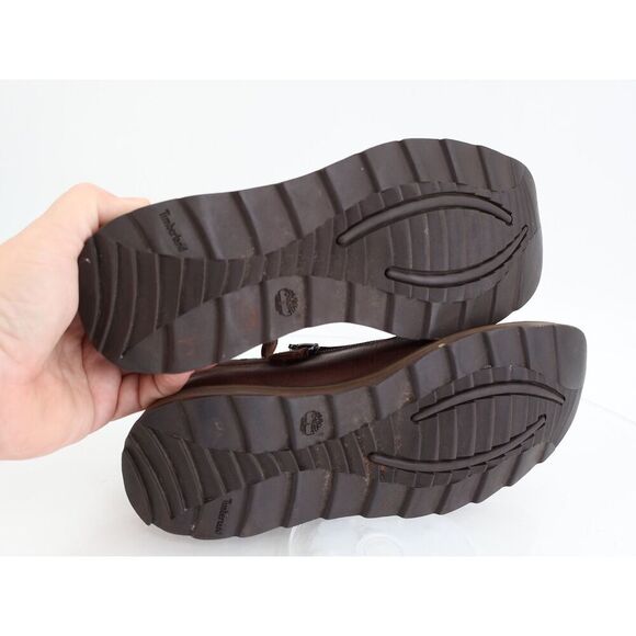 Timberland Smart System Loafers Womens 7M Brown Leather Shoes Size Zip Comfort - Picture 8 of 12